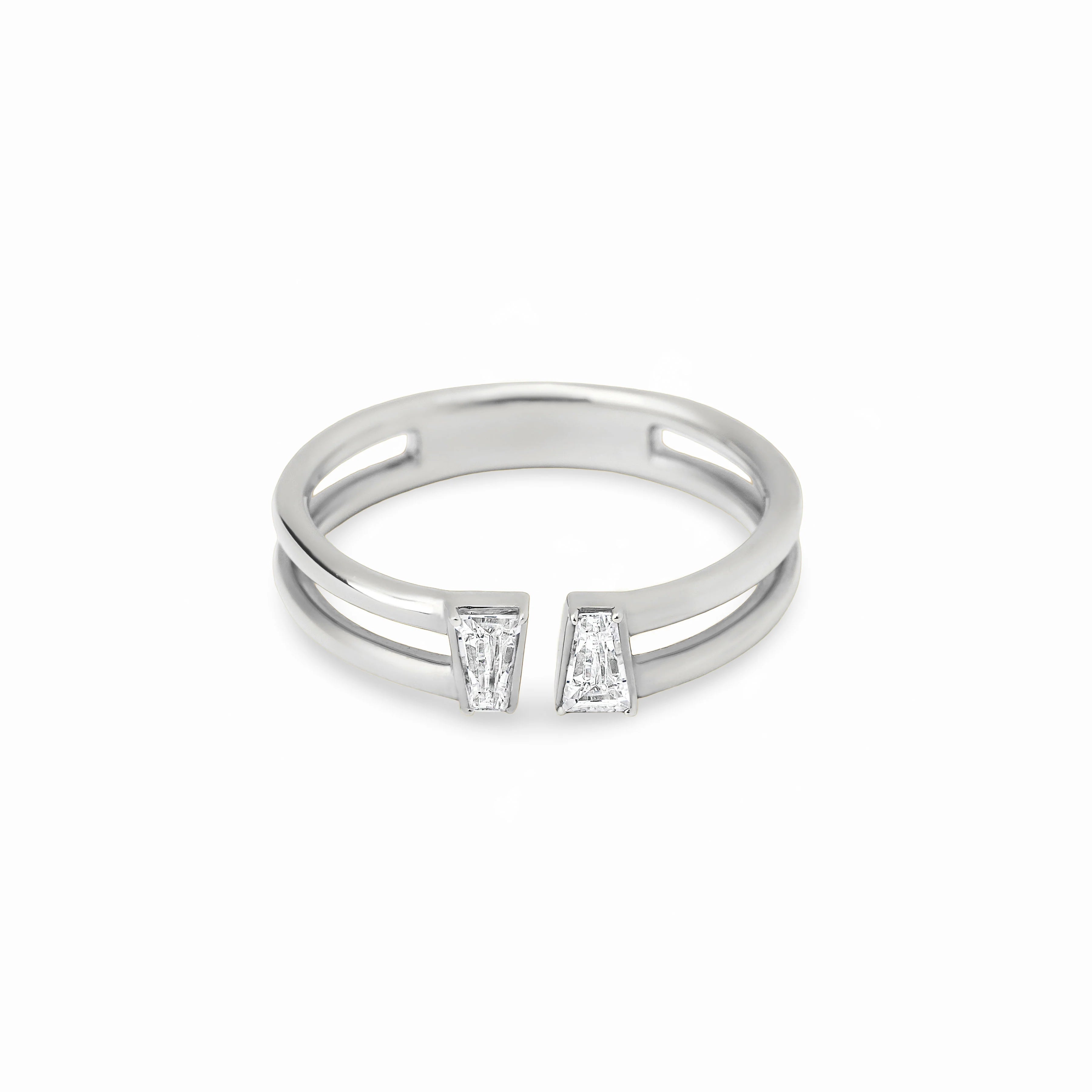 【bonbon】テーパードエイチリング silver【 RING-041-SV】