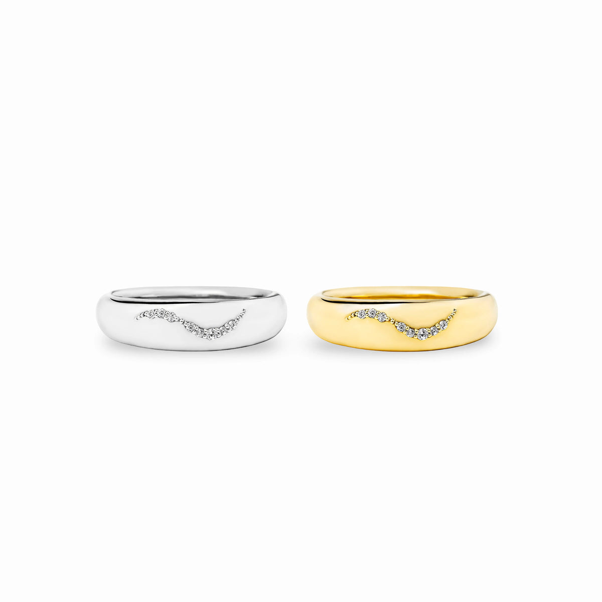 【bonbon】フローイングメレリング silver【 RING-042-SV】