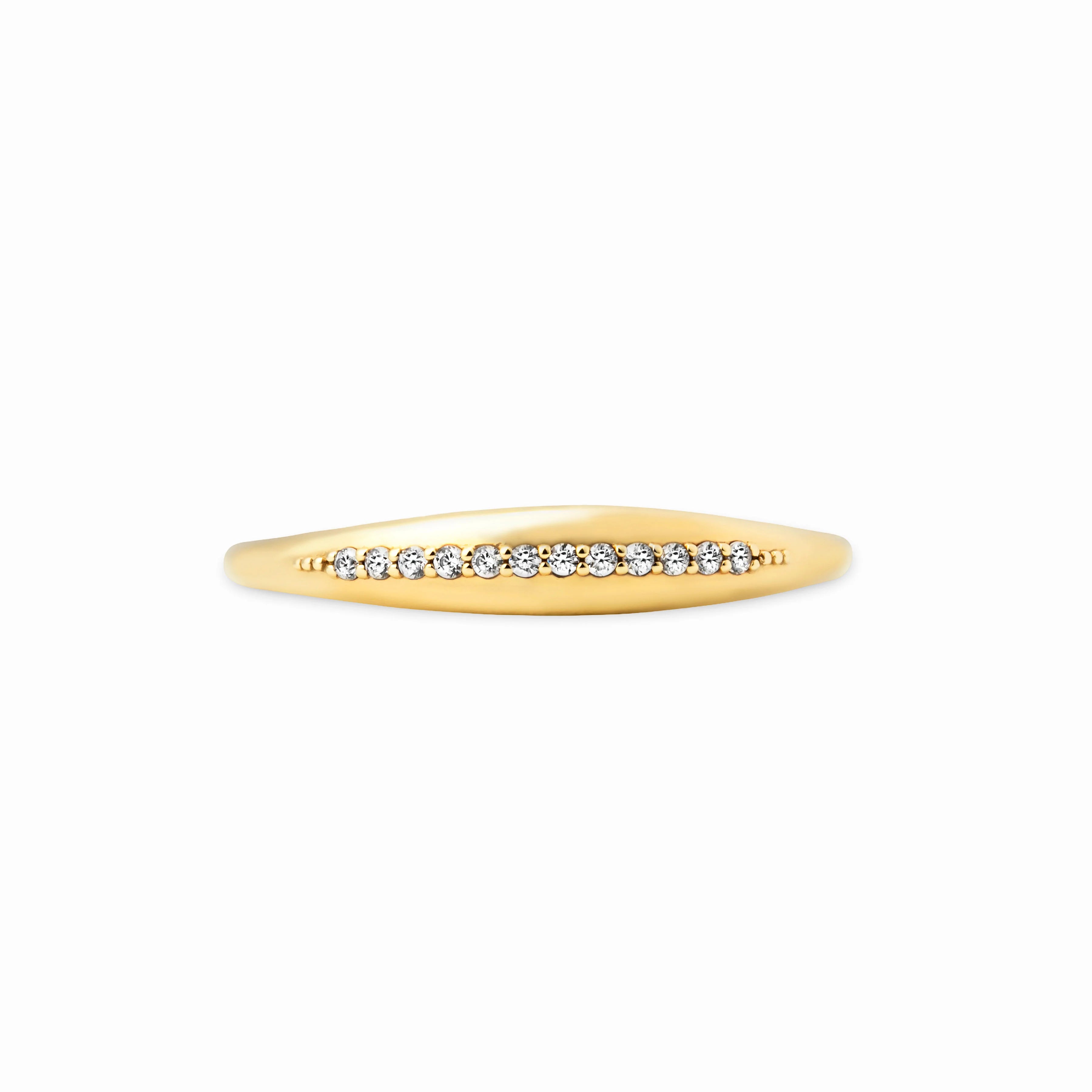 【bonbon】メレラインリング gold【 RING-043-GD】