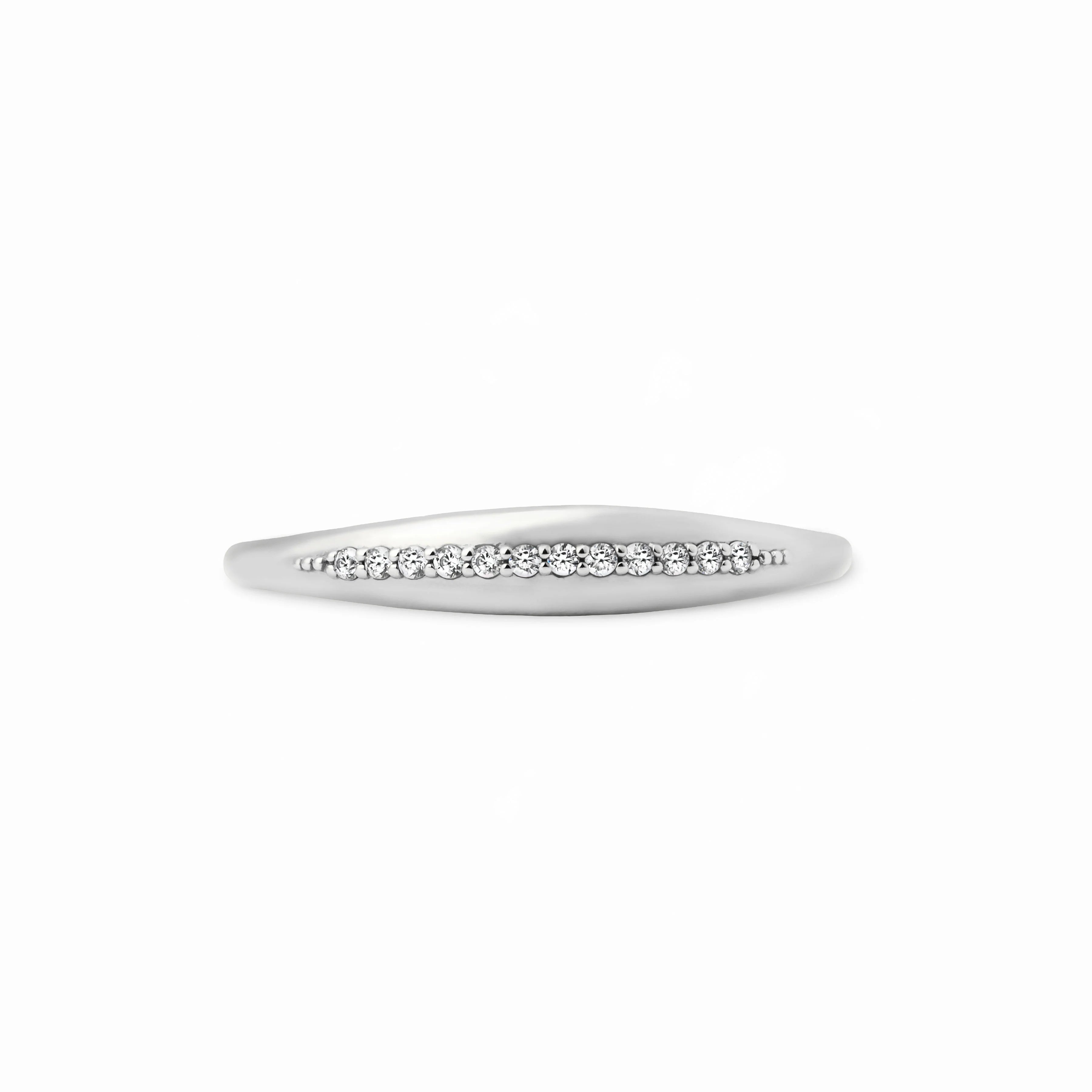 【bonbon】メレラインリング silver【 RING-043-SV】