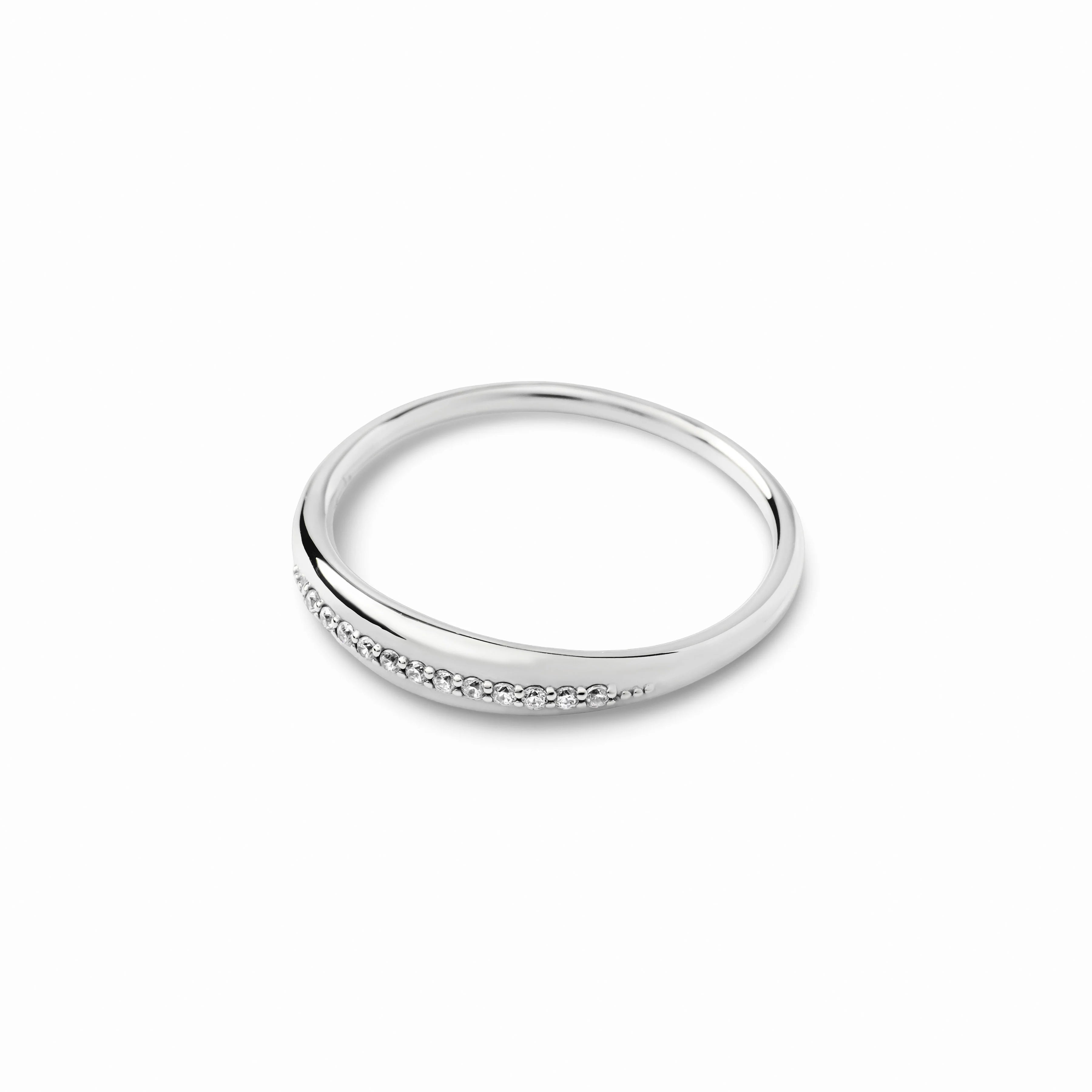 【bonbon】メレラインリング silver【 RING-043-SV】