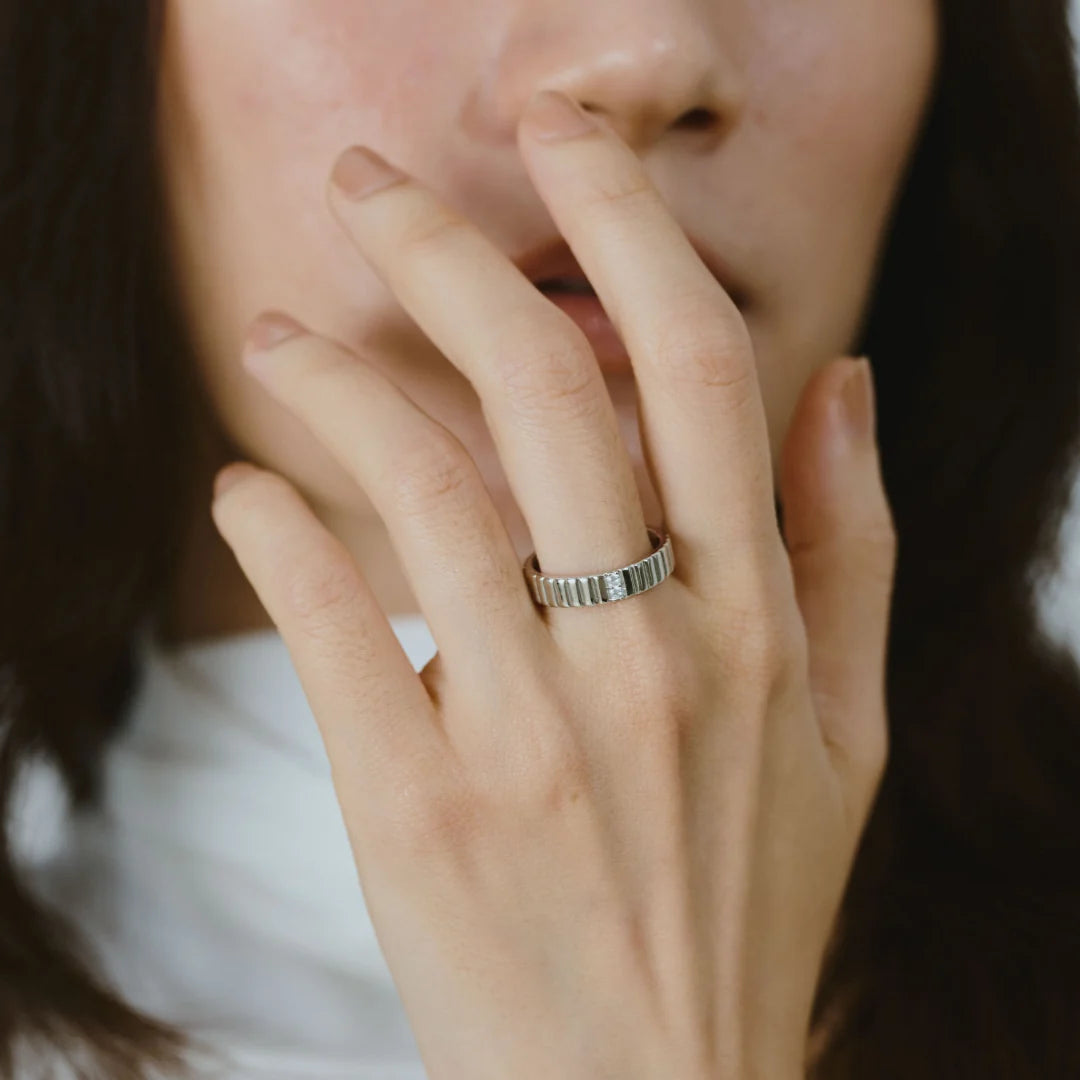 【bonbon】ツードットリング silver【 RING-045-SV】