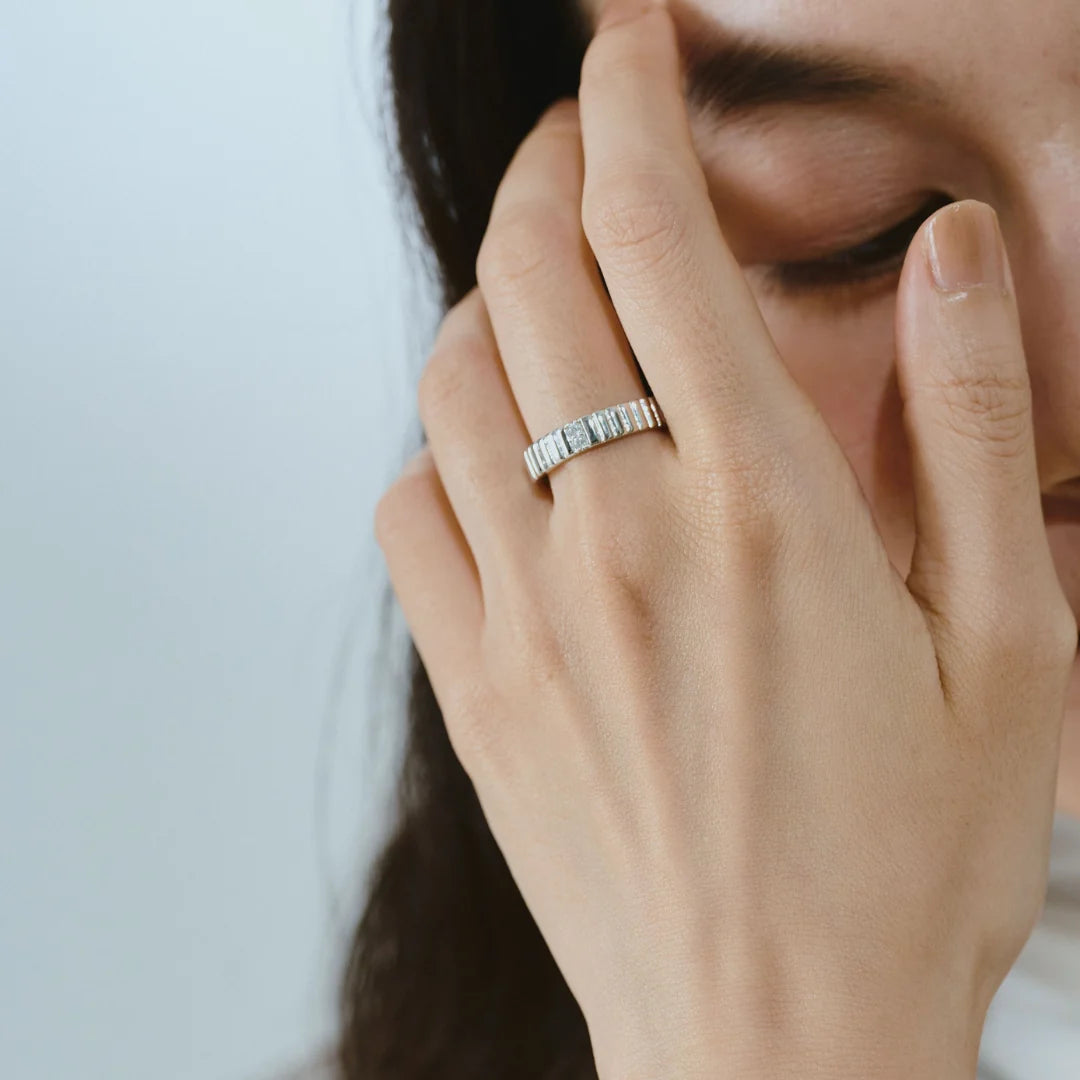 【bonbon】ツードットリング silver【 RING-045-SV】