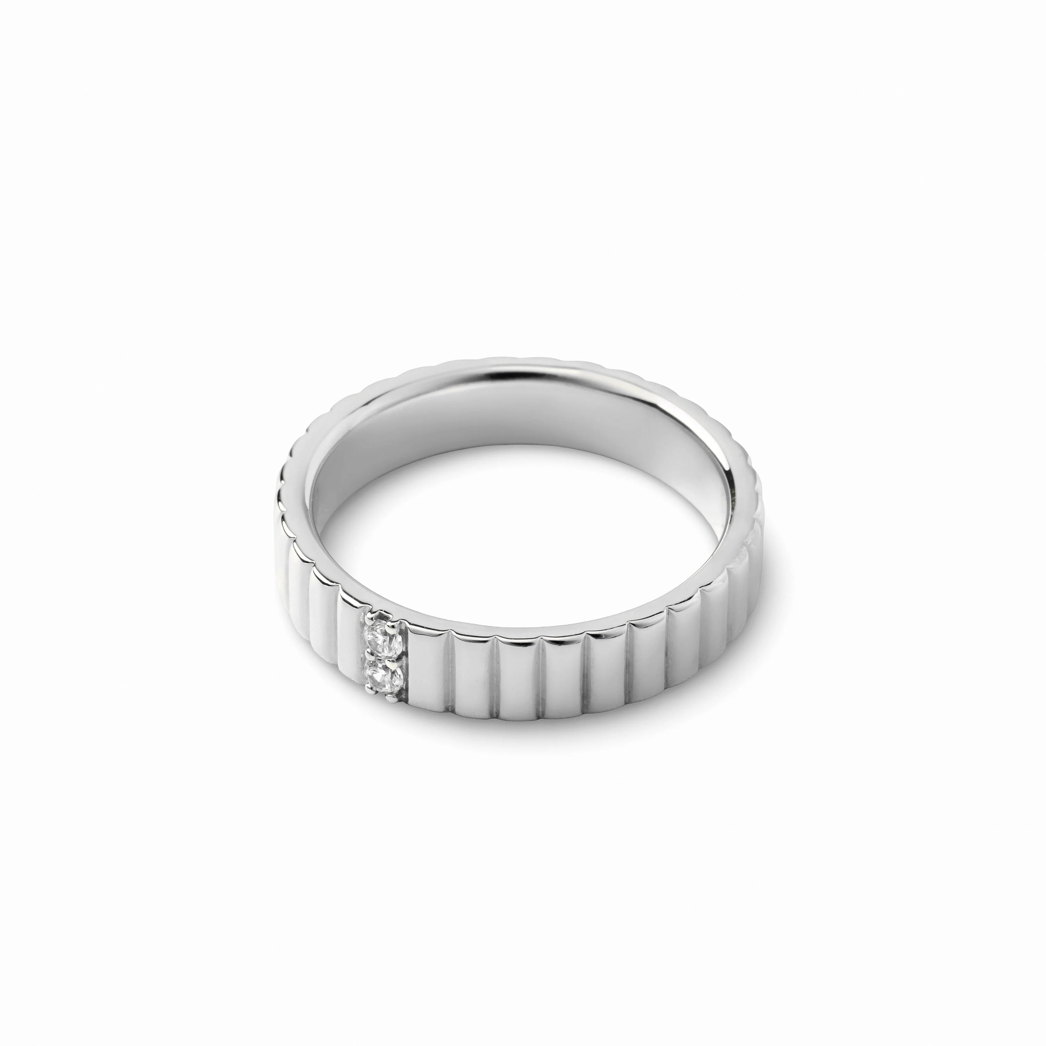 【bonbon】ツードットリング silver【 RING-045-SV】