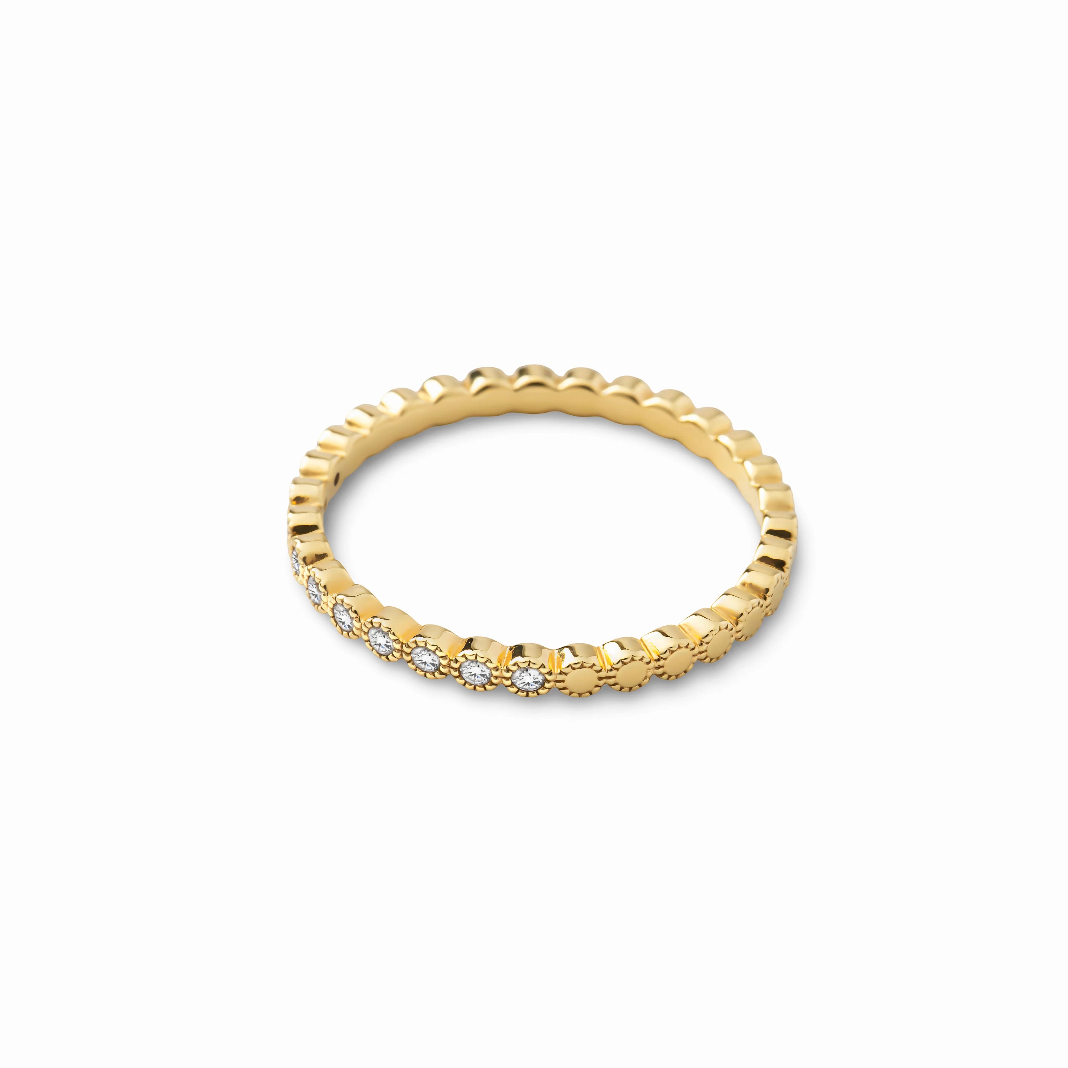【bonbon】プティエタニティメレリング gold【RING-046-GD】