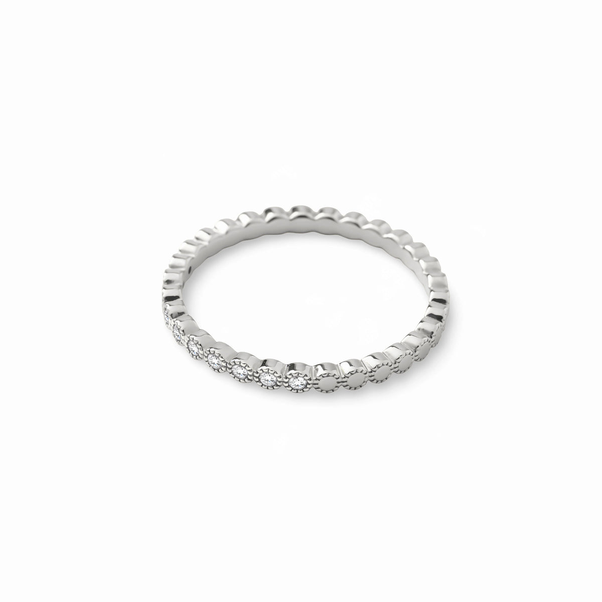 【bonbon】プティエタニティメレリング silver【RING-046-SV】