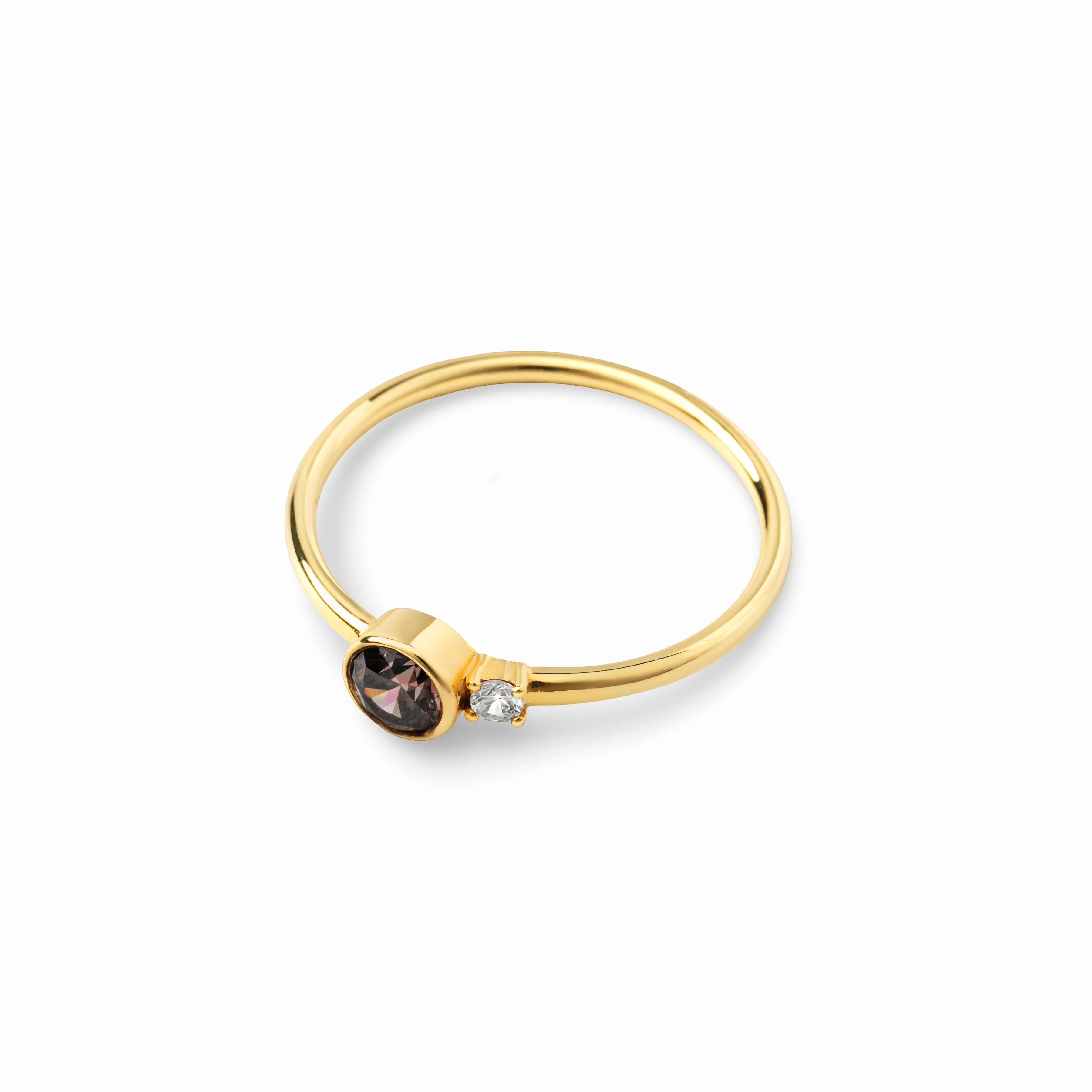 【bonbon】ドットデュオリング gold【RING-047-GD】