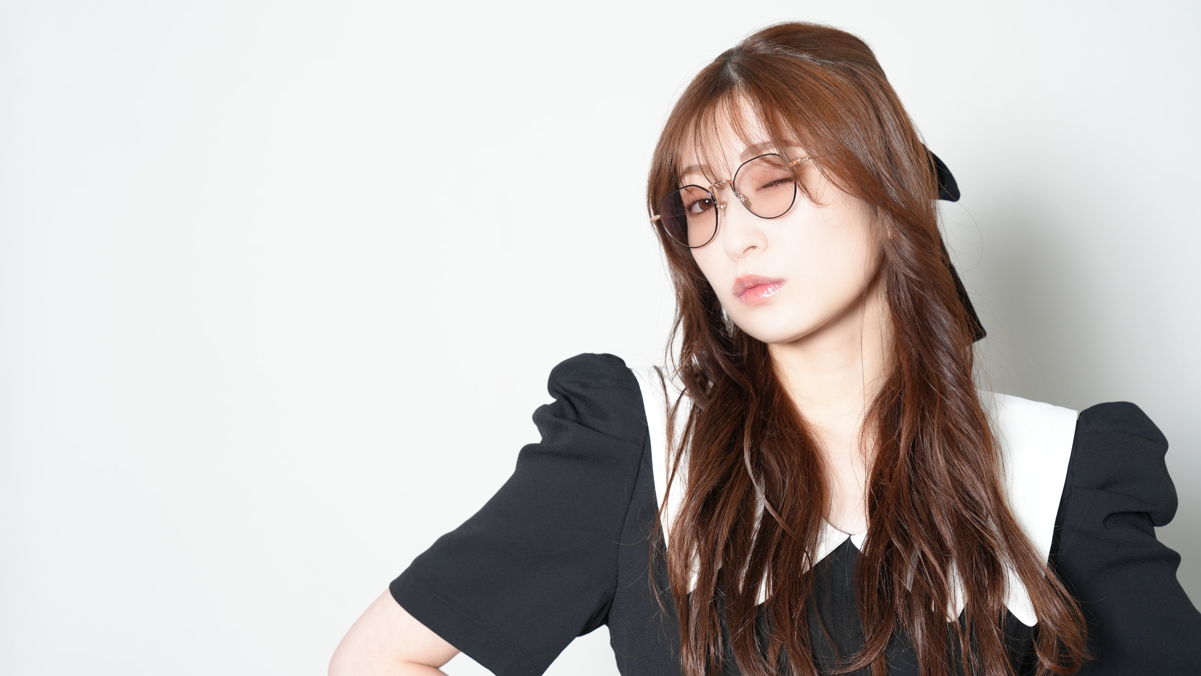 Re:See  serve / brown ＋ ローズグレー25%レンズ akarin01-chic ローズグレー25%レンズ