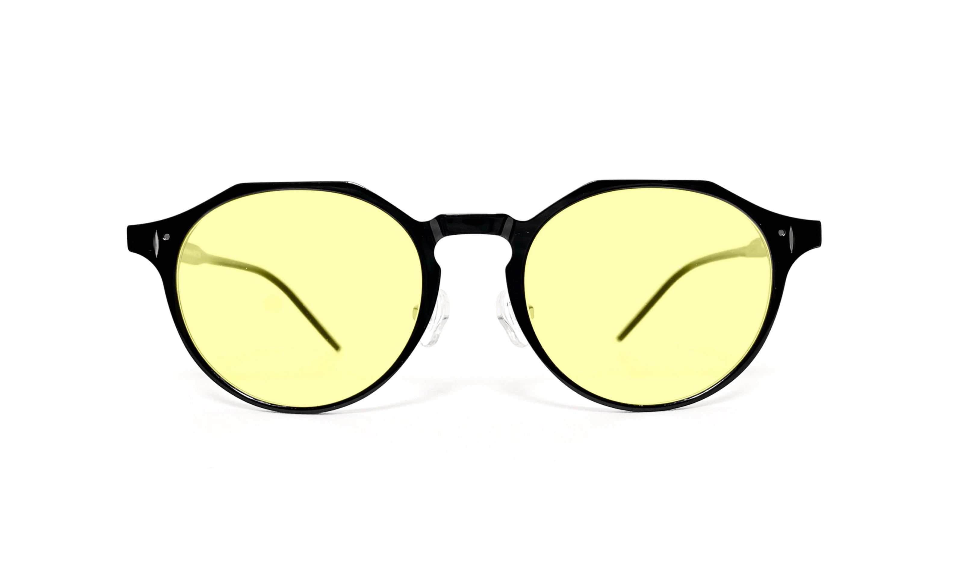 resee サングラス　カラーレンズ sort/black ライトカラーレンズ