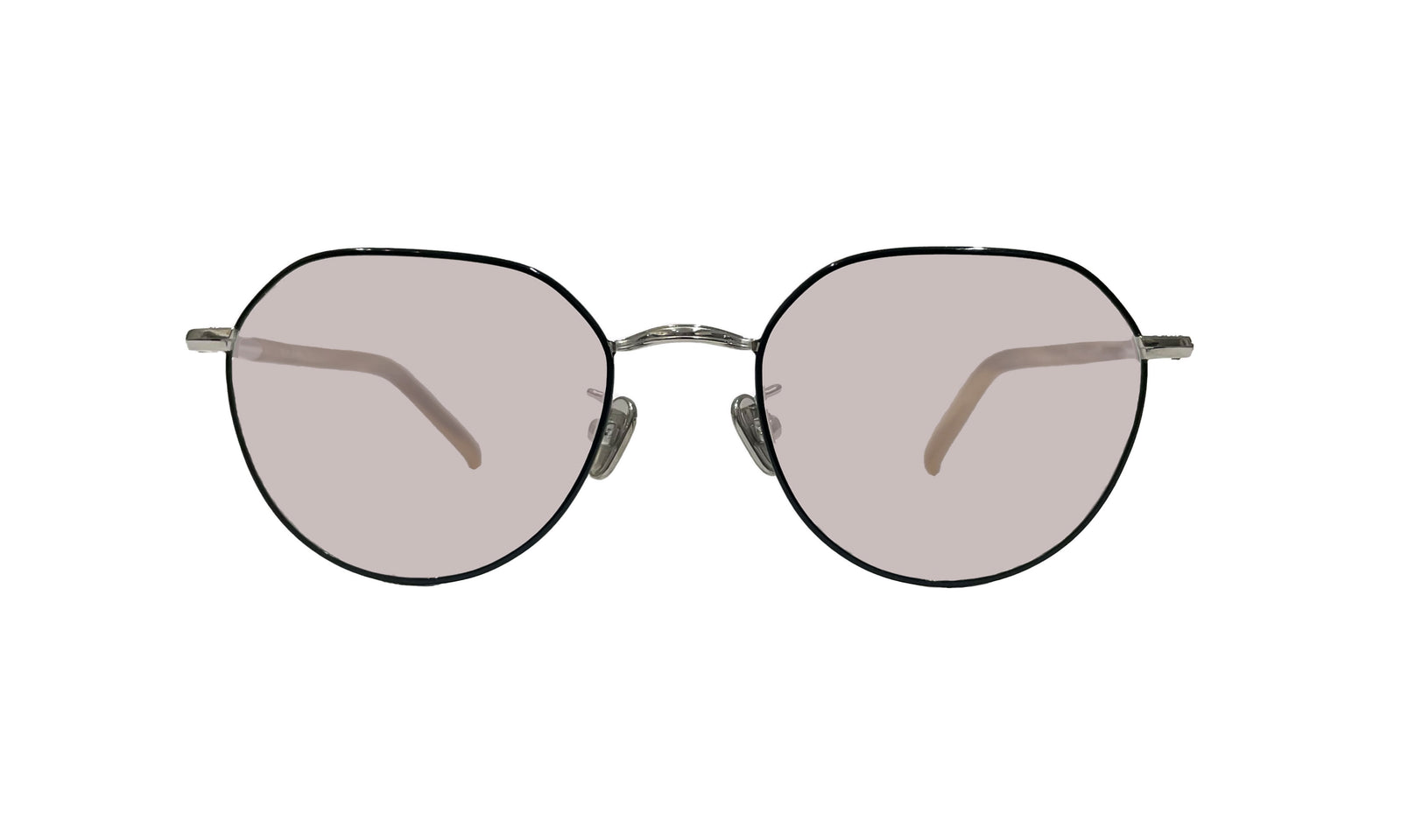 【ヤエバ】Re:See 眼鏡　post posting/Black&Silver 50%カラーレンズ – Re:See